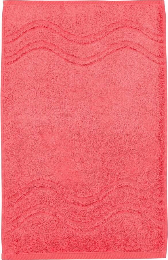 ROSS Gastendoek Cashmere feeling met golven-randdessin (6-delig) - Foto 2