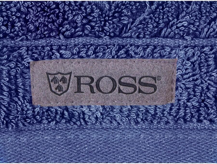 ROSS Gastendoek Smart Uni-rib met velourslabel (6-delig)