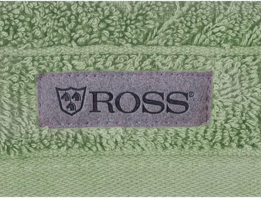 ROSS Gastendoek Smart Uni-rib met velourslabel (6-delig)