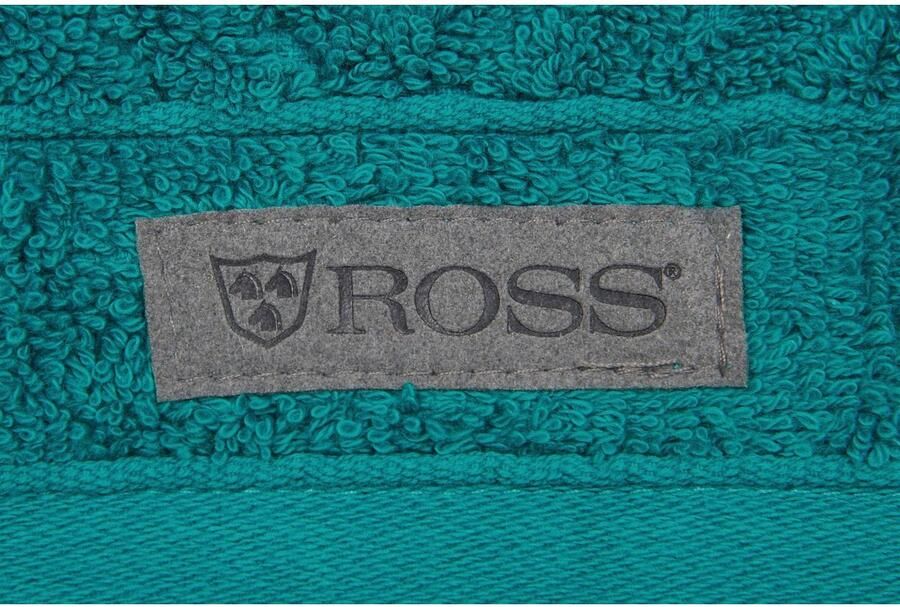 ROSS Gastendoek Smart Uni-rib met velourslabel (6-delig)