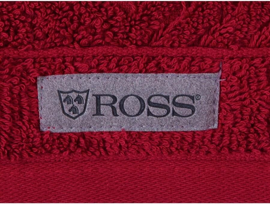 ROSS Gastendoek Smart Uni-rib met velourslabel (6-delig)
