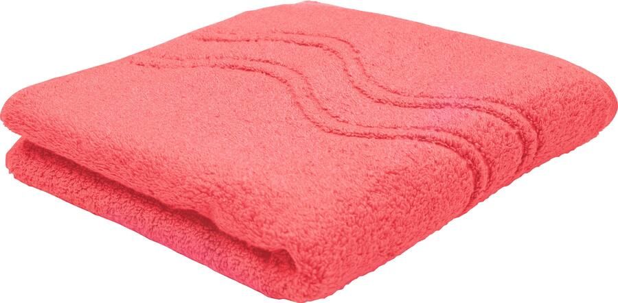 ROSS Handdoek Cashmere feeling 100% katoen met golf-rand grote kleurkeuze (set 2 stuks)