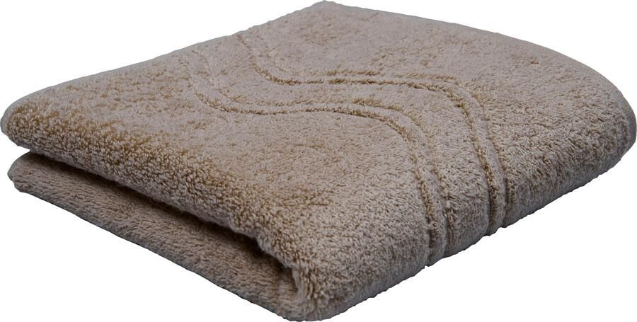 ROSS Handdoek Cashmere feeling 100% katoen met golf-rand grote kleurkeuze (set 2 stuks)