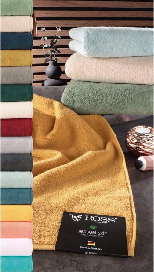 ROSS Washandje Sensual Skin met aloë vera-olie veredeld (6 stuks) - Foto 6