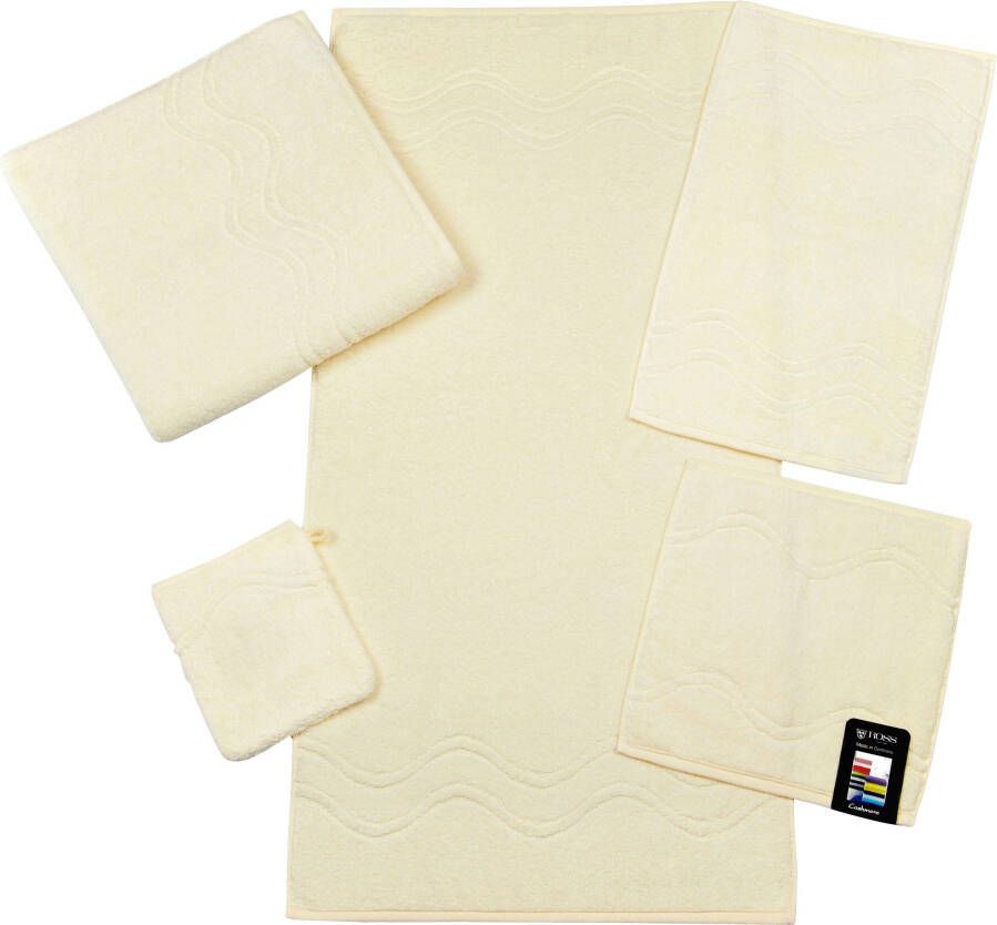 ROSS Washandje Cashmere feeling met golven-randdessin (6 stuks) - Foto 3