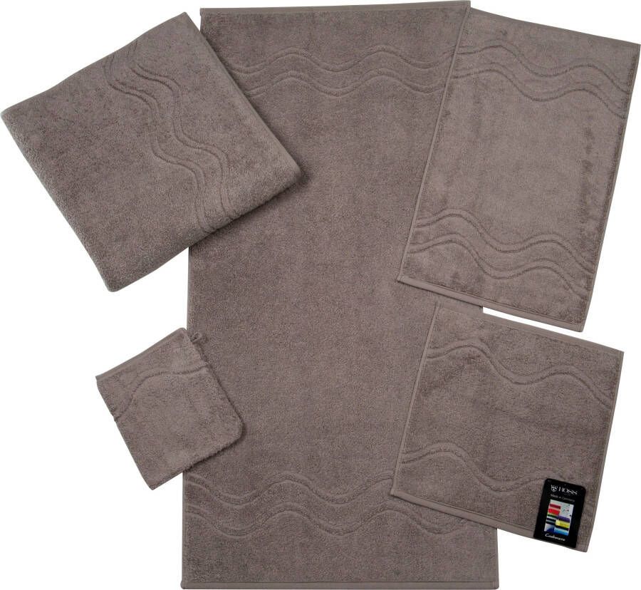 ROSS Washandje Cashmere feeling met golven-randdessin (set 6 stuks) - Foto 1