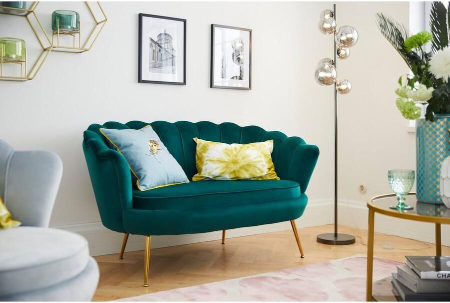 SalesFever 2-zitsbank Clam Comfort Duo-zitplaats Schelpdesign-breedte 136 cm: Pure extravagantie - Foto 8