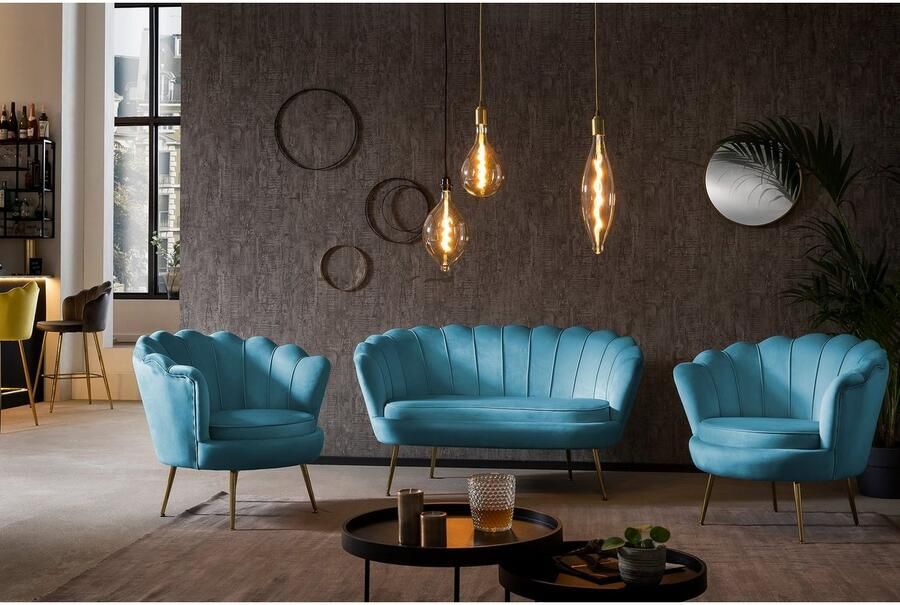 SalesFever 2-zitsbank Clam Comfort Duo-zitplaats Schelpdesign-breedte 136 cm: Pure extravagantie - Foto 4