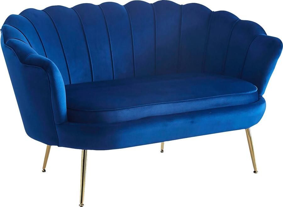 SalesFever 2-zitsbank Clam Komfort-Duo-Sitz opvallend schelpdesign breedte 136 cm - Foto 4