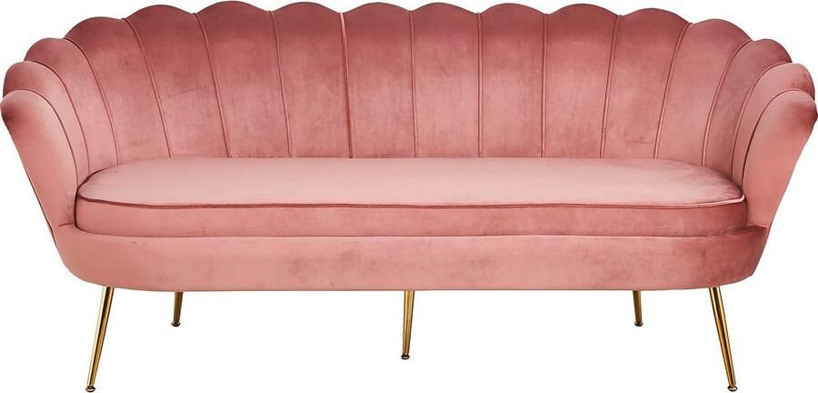SalesFever 3-zitsbank Clam Komfortsofa opvallend schelpdesign breedte 180 cm - Foto 6