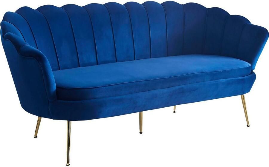 SalesFever 3-zitsbank Clam Komfortsofa opvallend schelpdesign breedte 180 cm - Foto 2