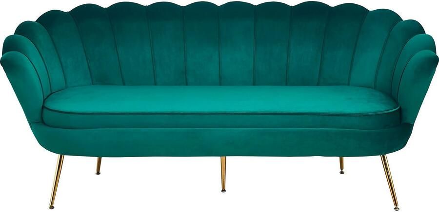 SalesFever 3-zitsbank Clam Komfortsofa opvallend schelpdesign breedte 180 cm - Foto 6