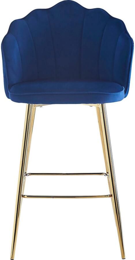 SalesFever Barkruk Clam Barhocker mit Stil opvallend schelpdesign - Foto 3