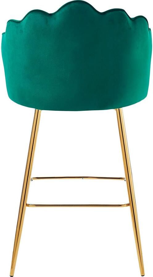 Artistiq Living Artistiq Barkruk Alexander Velvet groen (zithoogte 68cm) - Foto 5