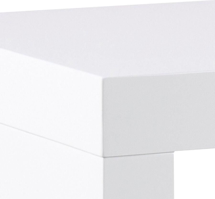 SalesFever Bartafel Hoge tafel in elegante stijl Edel dwarsbalk in chroomoptiek van roestvrij staal - Foto 4
