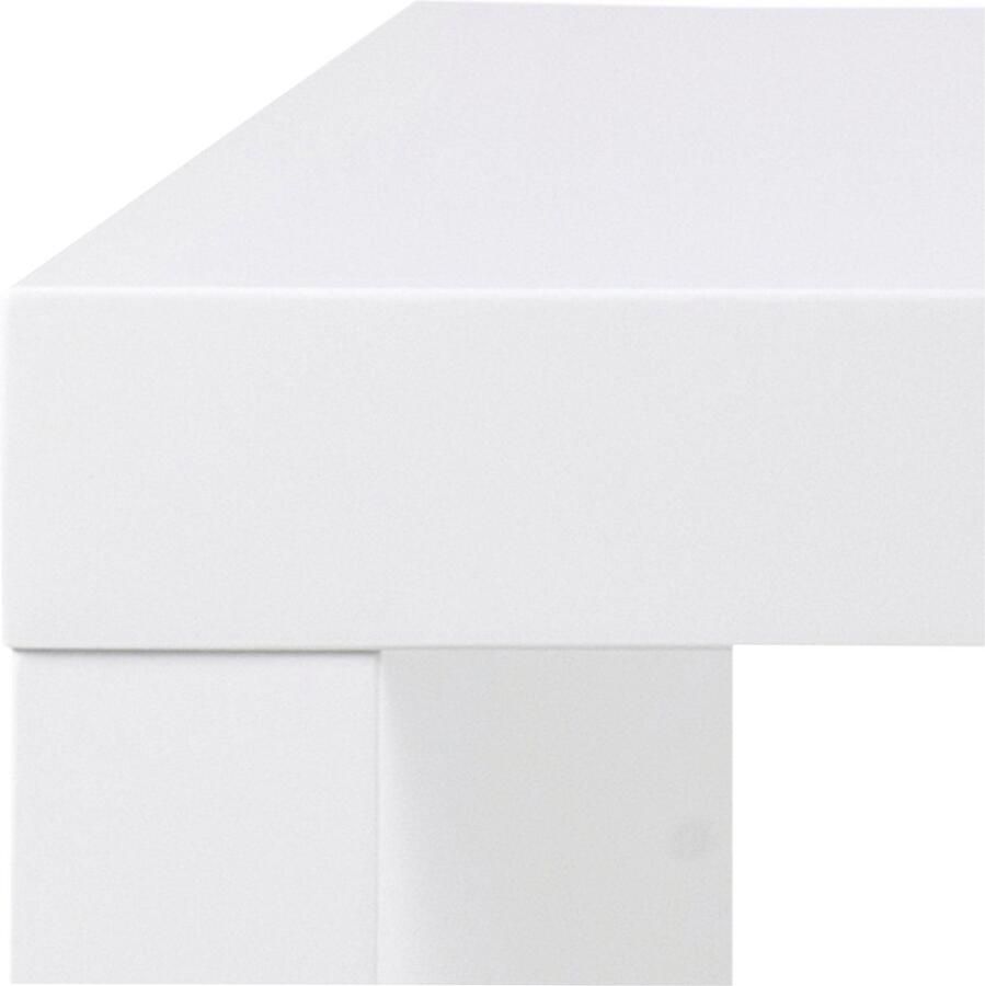 SalesFever Bartafel Hoge tafel in elegante stijl Edel dwarsbalk in chroomoptiek van roestvrij staal - Foto 2