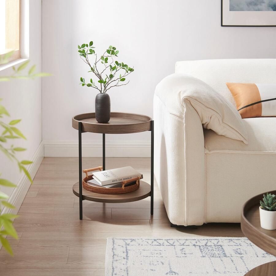 SalesFever Bijzettafel Charmant und praktisch: Beistelltisch met 2 planken (1 stuk)