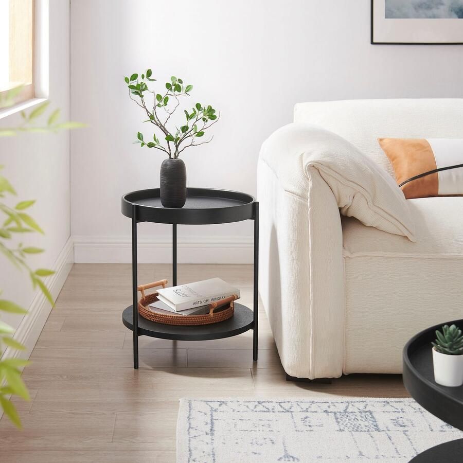 SalesFever Bijzettafel Charmant und praktisch: Beistelltisch met 2 planken (1 stuk)