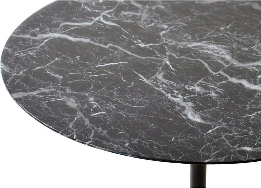 SalesFever Bistrotafel Bistrotisch im charmanten Stil Tafelblad in marmerlook - Foto 2