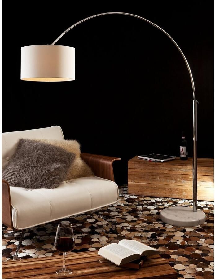 SalesFever Booglamp Peteris met dimschakelaar echte marmeren voet (1 stuk) - Foto 2