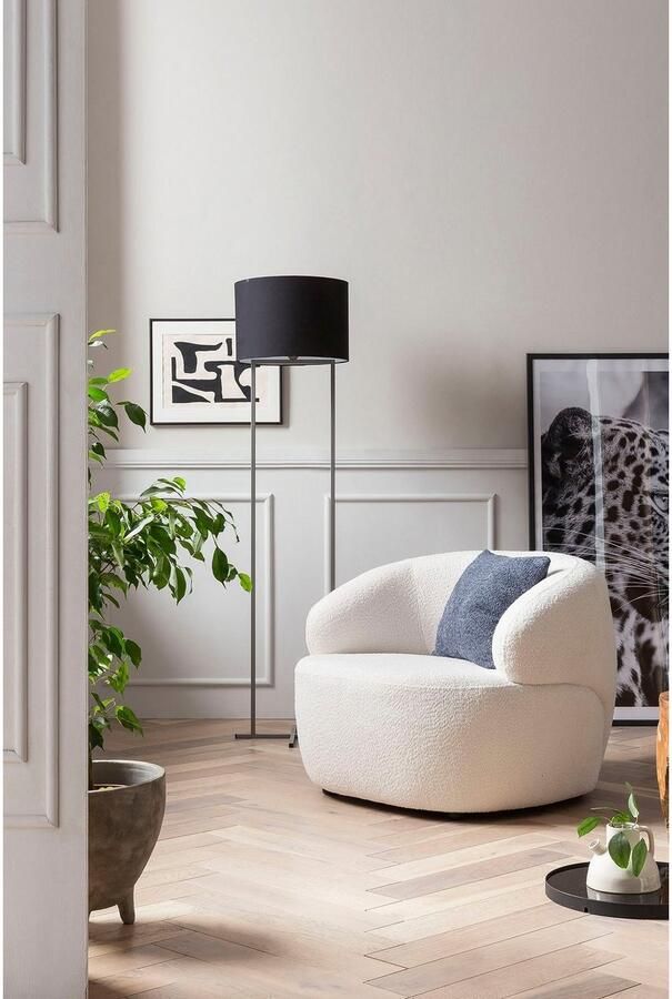 SalesFever Cocktailfauteuil Cocktailsessel: Stil trifft Komfort Bekleding in bouclé-look - Foto 5