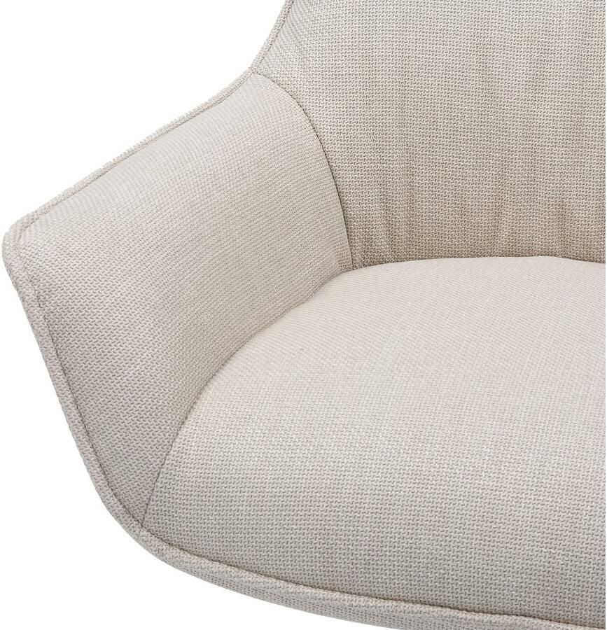 SalesFever Draaibare fauteuil Drehsessel für stilvolles Sitzen Zitvlak met pocketvering - Foto 2