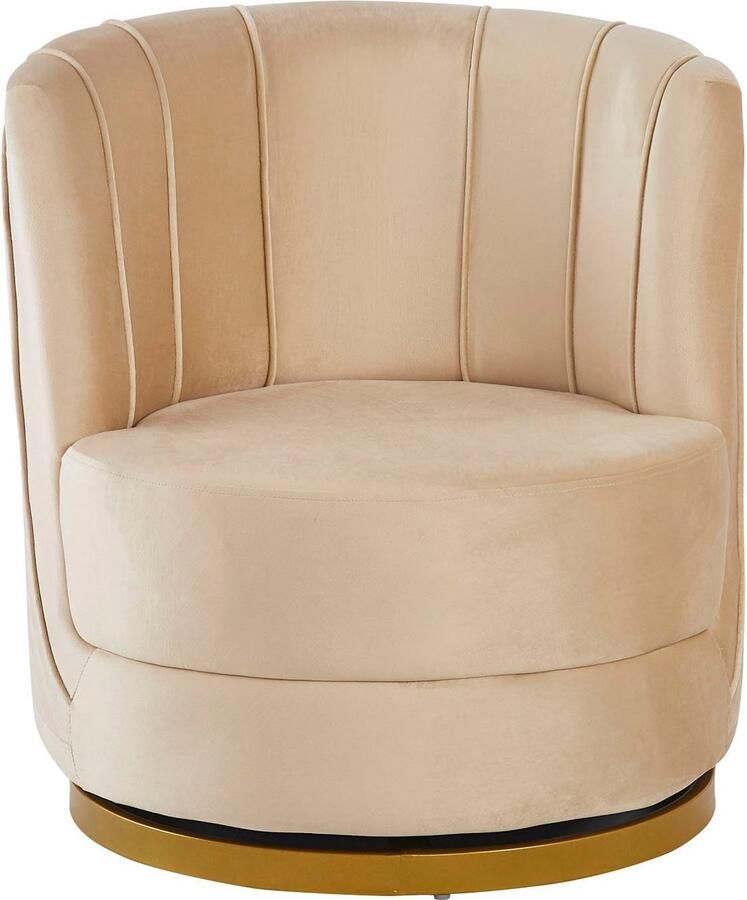 SalesFever Draaibare fauteuil Komfortabler Drehsessel mit Stil 360° draaifunctie - Foto 5