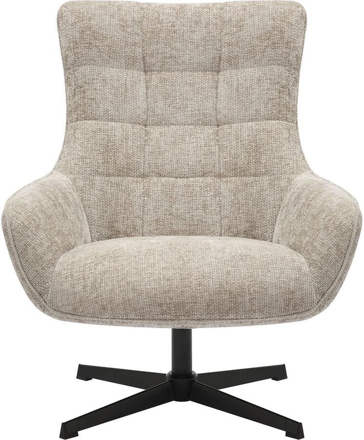 SalesFever Draaibare fauteuil Komfortabler Drehsessel zum Entspannen Zitvlak met pocketvering - Foto 5