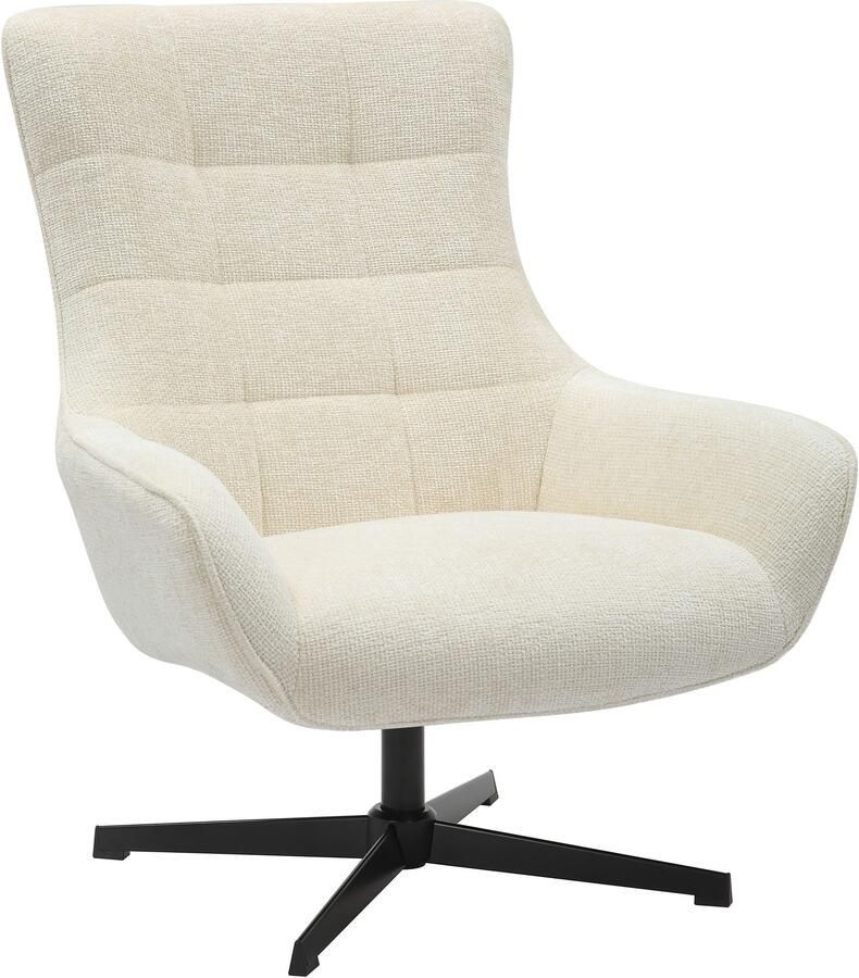 SalesFever Draaibare fauteuil Komfortabler Drehsessel zum Entspannen Zitvlak met pocketvering - Foto 6
