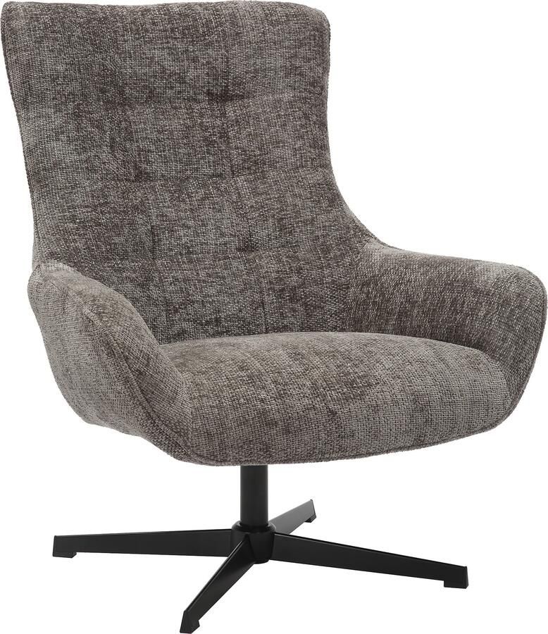 SalesFever Draaibare fauteuil Komfortabler Drehsessel zum Entspannen Zitvlak met pocketvering - Foto 5