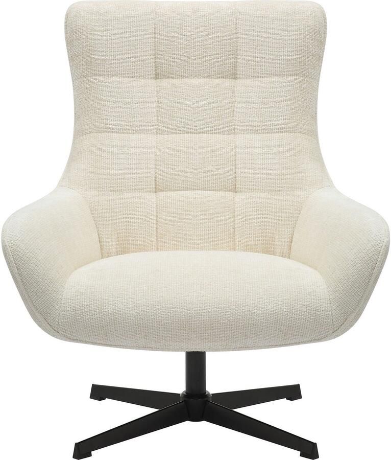 SalesFever Draaibare fauteuil Komfortabler Drehsessel zum Entspannen Zitvlak met pocketvering - Foto 5