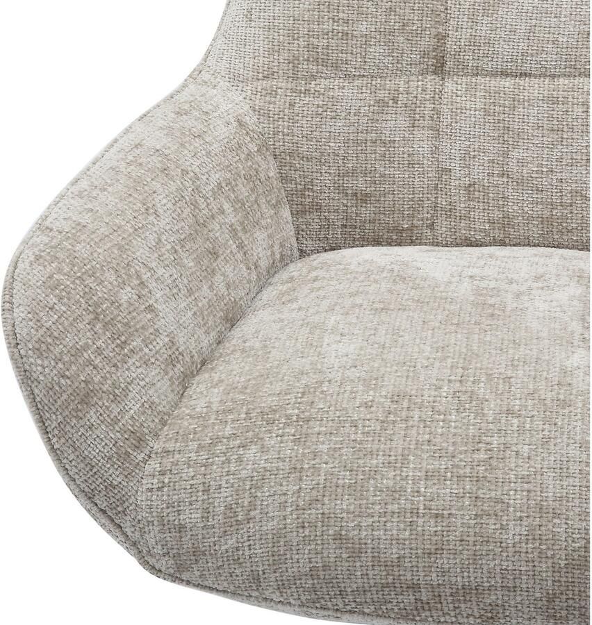 SalesFever Draaibare fauteuil Komfortabler Drehsessel zum Entspannen Zitvlak met pocketvering - Foto 2