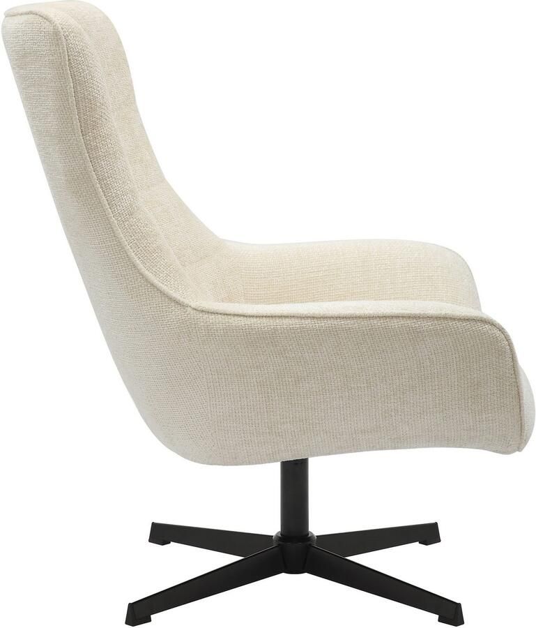 SalesFever Draaibare fauteuil Komfortabler Drehsessel zum Entspannen Zitvlak met pocketvering - Foto 4