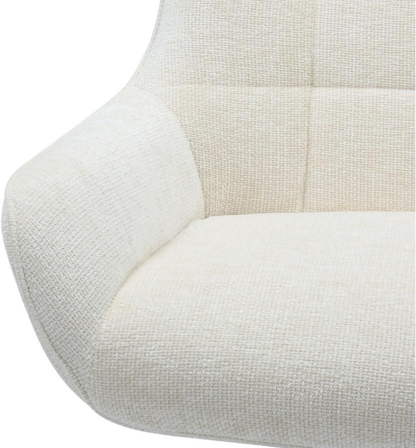 SalesFever Draaibare fauteuil Komfortabler Drehsessel zum Entspannen Zitvlak met pocketvering - Foto 2