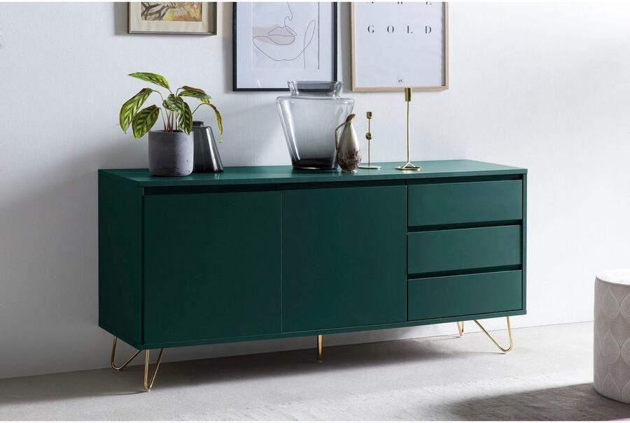 SalesFever Dressoir Bolton Zeitlose Kommode für stilvolle Ordnung Commode met hairpin benen breedte 150 cm