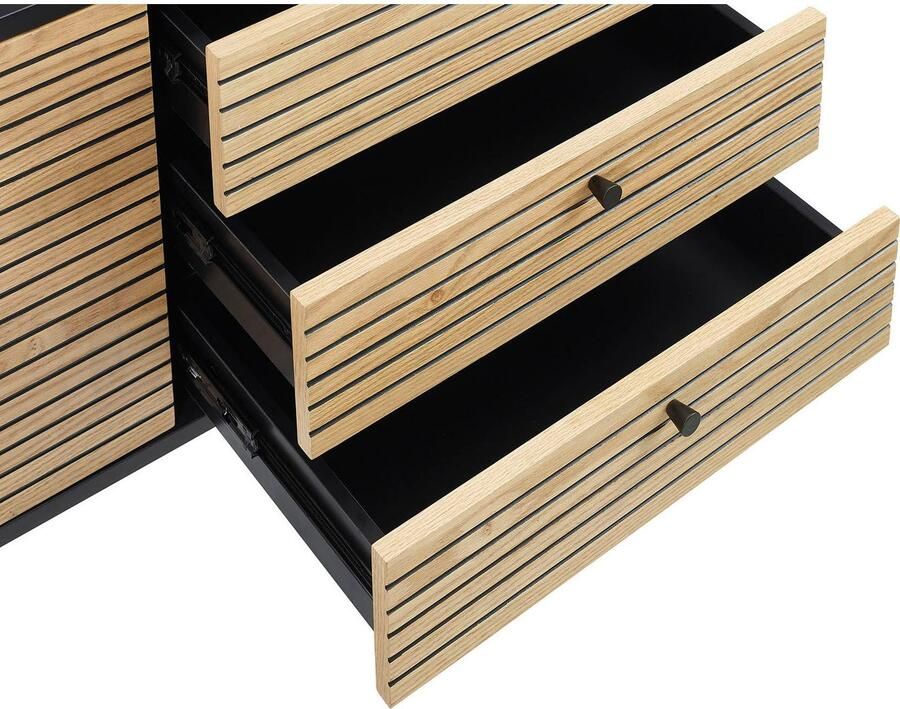 SalesFever Dressoir Torsby Chic Sideboard für moderne Wohnwelten Kast in Scandi ontwerp - Foto 2