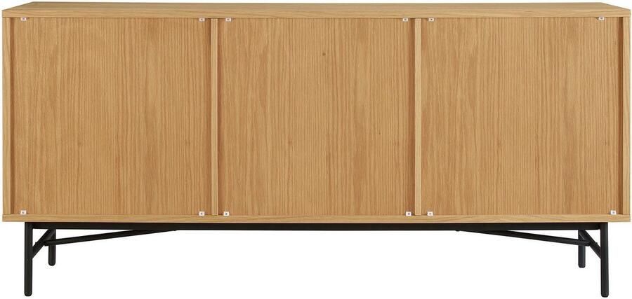 SalesFever Dressoir Visby Stilvolle Kommode für mehr Stauraum Commode eikenhoutfineer breedte 160 cm - Foto 8