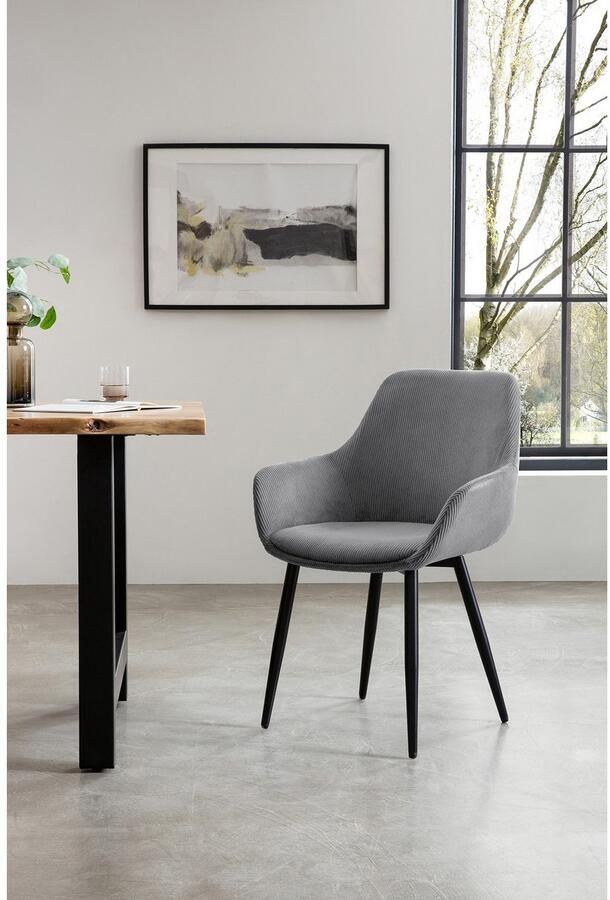 SalesFever Eethoek Elegante Essgruppe für stilvolles Speisen Massief hout geolied en tweevoudig gewaxt (set 5-delig) - Foto 7