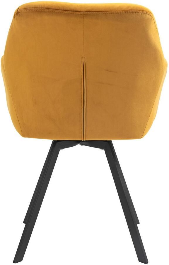 SalesFever Eethoek Essgruppe für stilvolles Speisen Stoelen met 360° draaiplateau tafelblad met echte boomrand (set 5-delig) - Foto 10