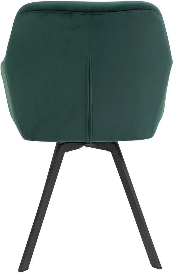 SalesFever Eethoek Essgruppe für stilvolles Speisen Stoelen met 360° draaiplateau tafelblad met echte boomrand (set 5-delig) - Foto 8