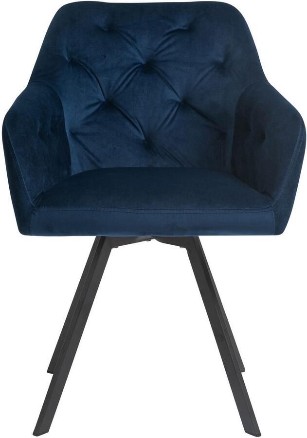 SalesFever Eethoek Essgruppe für stilvolles Speisen Stoelen met 360° draaiplateau tafelblad met echte boomrand (set 5-delig) - Foto 5