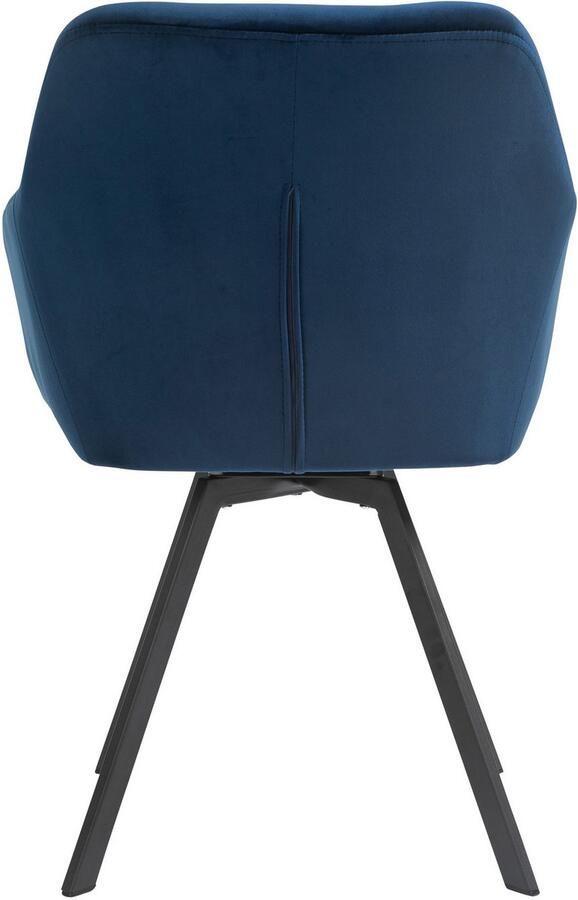 SalesFever Eethoek Essgruppe für stilvolles Speisen Stoelen met 360° draaiplateau tafelblad met echte boomrand (set 5-delig) - Foto 10