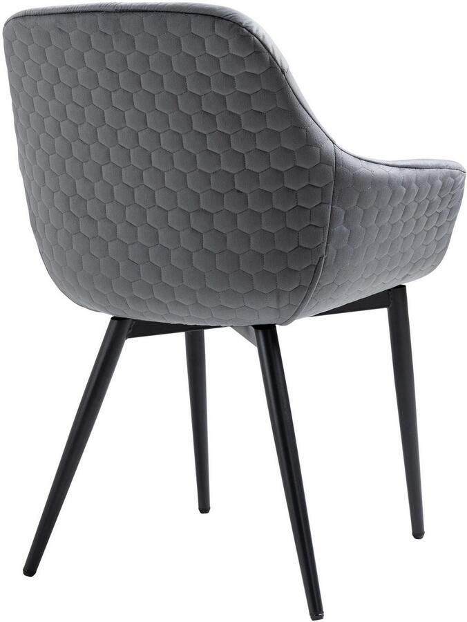 SalesFever Eethoek Esszimmerausstattung aus Holz und Metall Massief hout geolied en tweevoudig gewaxt (set 5-delig) - Foto 5