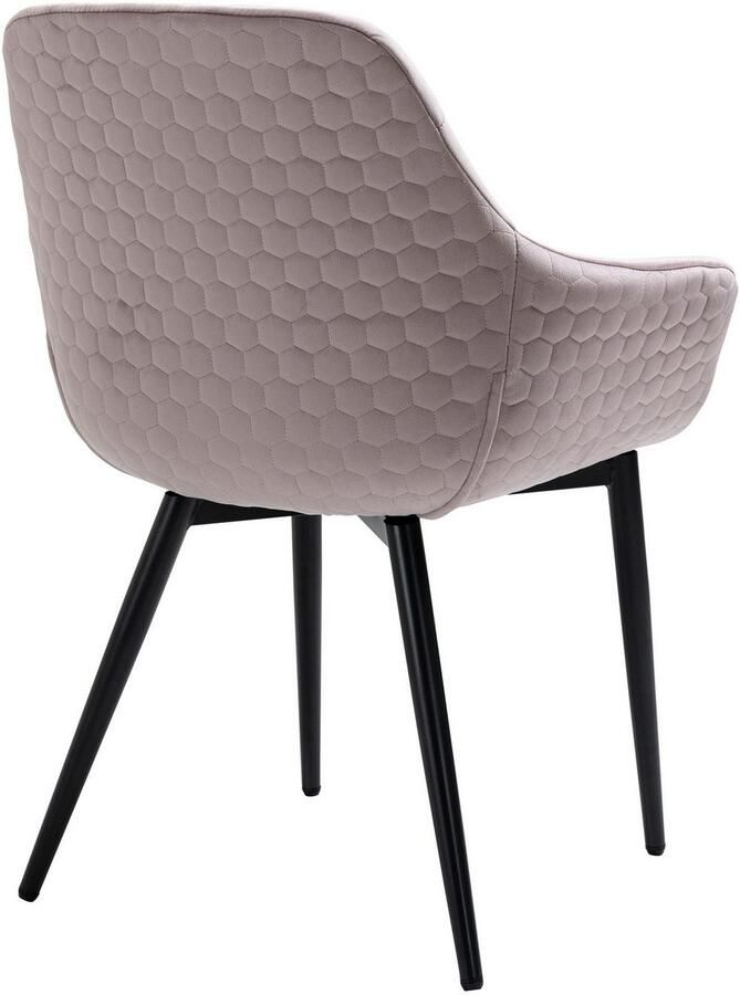 SalesFever Eethoek Esszimmerausstattung aus Holz und Metall Massief hout geolied en tweevoudig gewaxt (set 5-delig) - Foto 4