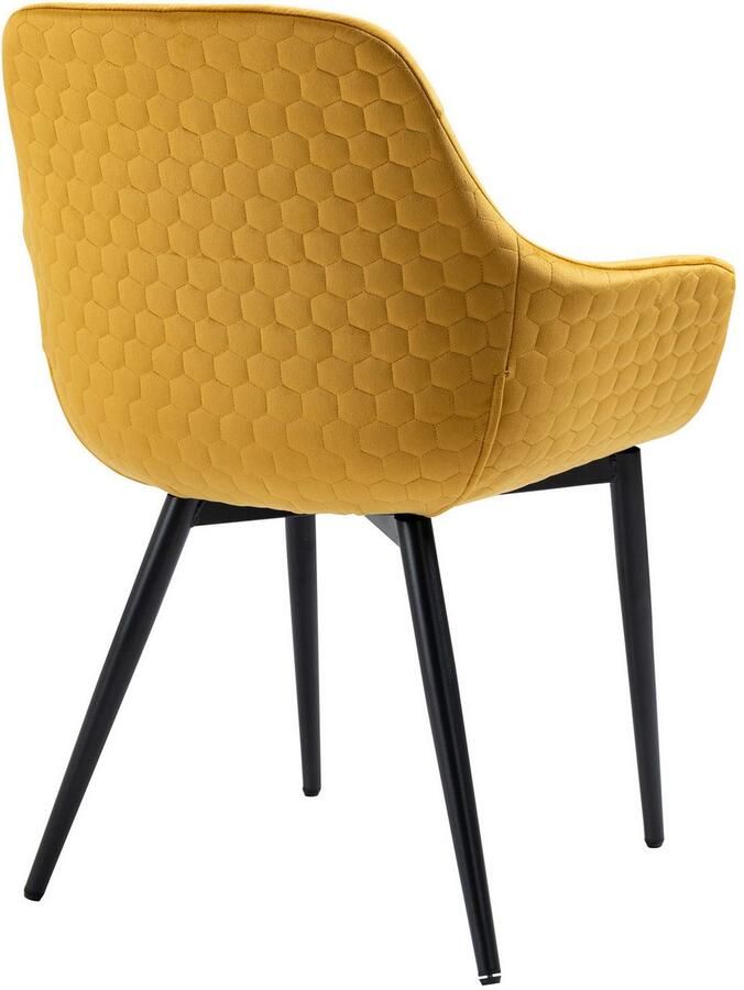 SalesFever Eethoek Esszimmerausstattung aus Holz und Metall Massief hout geolied en tweevoudig gewaxt (set 5-delig) - Foto 4