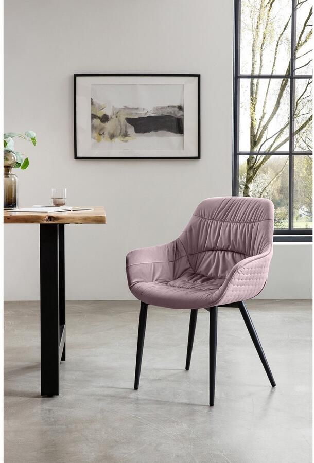 SalesFever Eethoek Esszimmerausstattung aus Holz und Metall Massief hout geolied en tweevoudig gewaxt (set 5-delig) - Foto 9