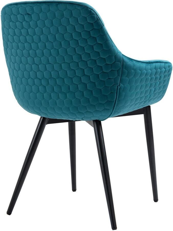 SalesFever Eethoek Esszimmerausstattung aus Holz und Metall Massief hout geolied en tweevoudig gewaxt (set 5-delig) - Foto 3