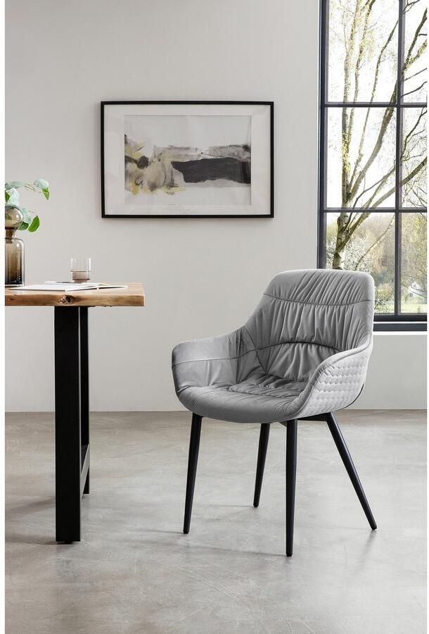 SalesFever Eethoek Esszimmerausstattung aus Holz und Metall Massief hout geolied en tweevoudig gewaxt (set 5-delig) - Foto 9