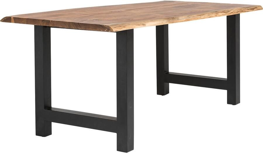 SalesFever Eethoek Elegante Essgruppe für stilvolles Speisen Massief hout geolied en tweevoudig gewaxt (set 5-delig) - Foto 12