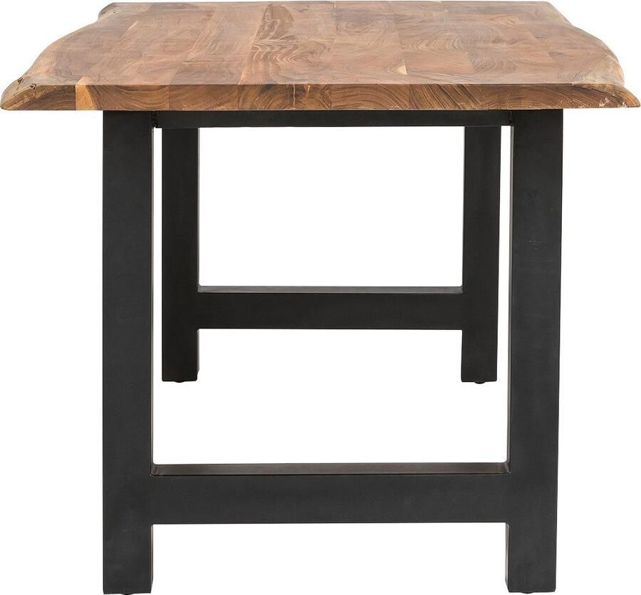 SalesFever Eethoek Elegante Essgruppe für stilvolles Speisen Massief hout geolied en tweevoudig gewaxt (set 5-delig)